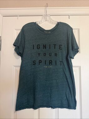 Spiritual Gangster 'Ignite Your Spirit' Tee - Teal